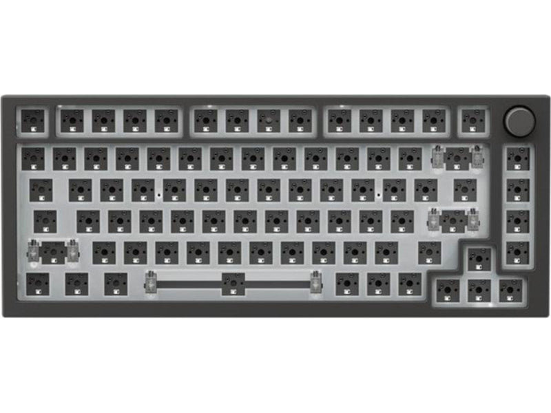Glorious GMMK PRO 75 % Switch Plate - ANSI - Polycarbonate - Upgrade-Zubehör - Silber
