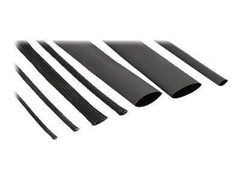 InLine Cable Sleeving + Shrink Tubing Set Black