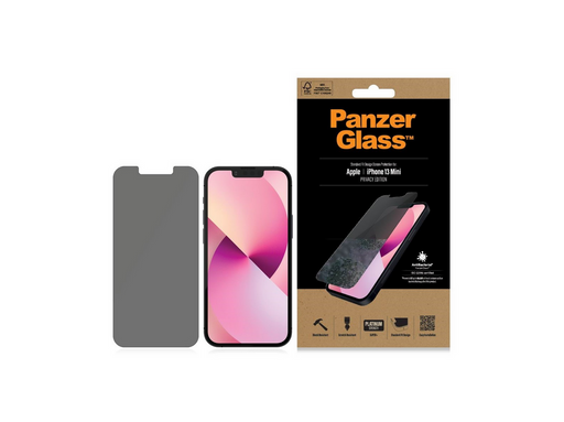 PanzerGlass Privacy Screen Protector Apple iPhone 13 Mini | Standard Fit
