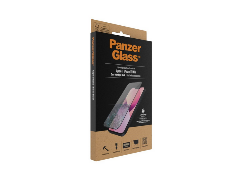 PanzerGlass Screen Protector Apple iPhone 13 Mini | Edge-to-Edge