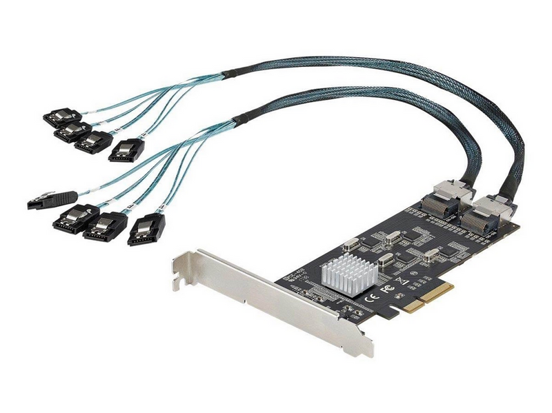 StarTech.com 8P6G-PCIE-SATA-CARD - SATA PCIe Controller 8 Port