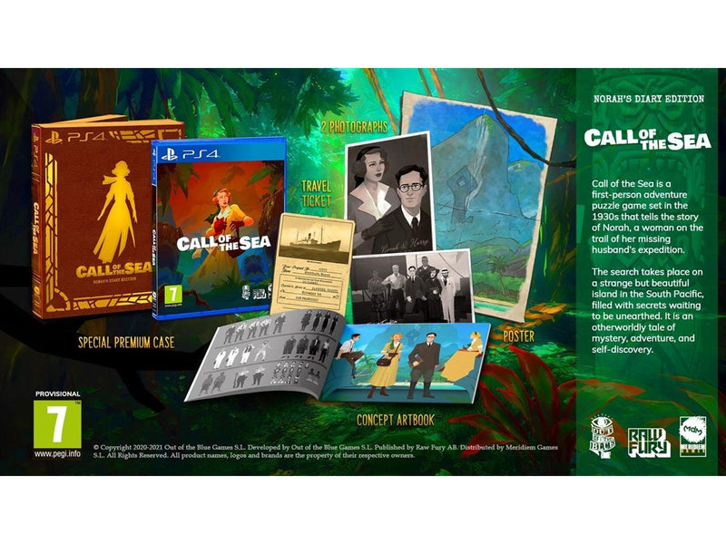 Call of the Sea - Norah's Diary Edition - Sony PlayStation 4 - Abenteuer - PEGI 7