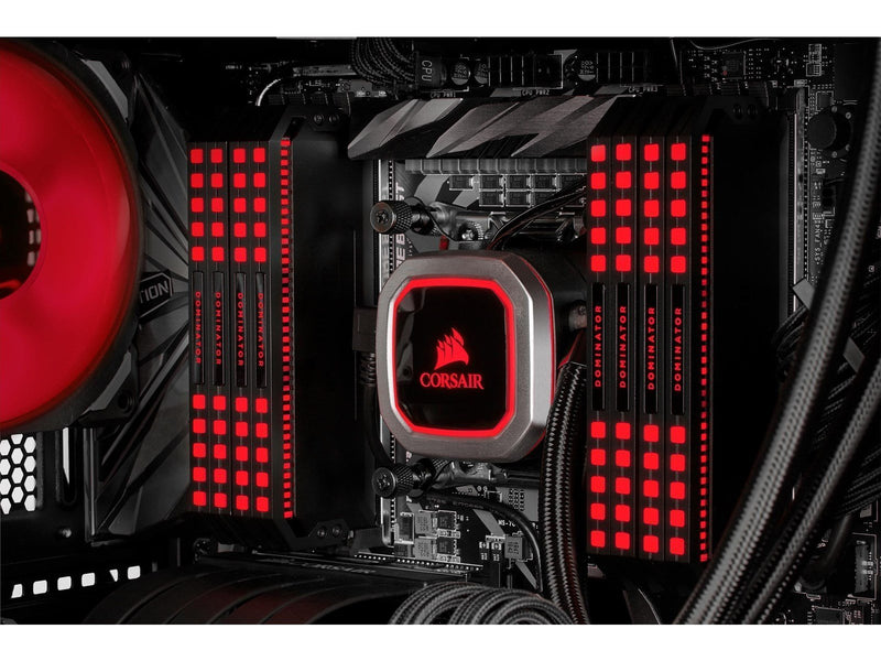 Corsair Dominator Platinum RGB (AMD edition) DDR4-4000 - 32GB - CL18 - Dual Channel (2 pcs) - Intel XMP - Schwarz mit RGB
