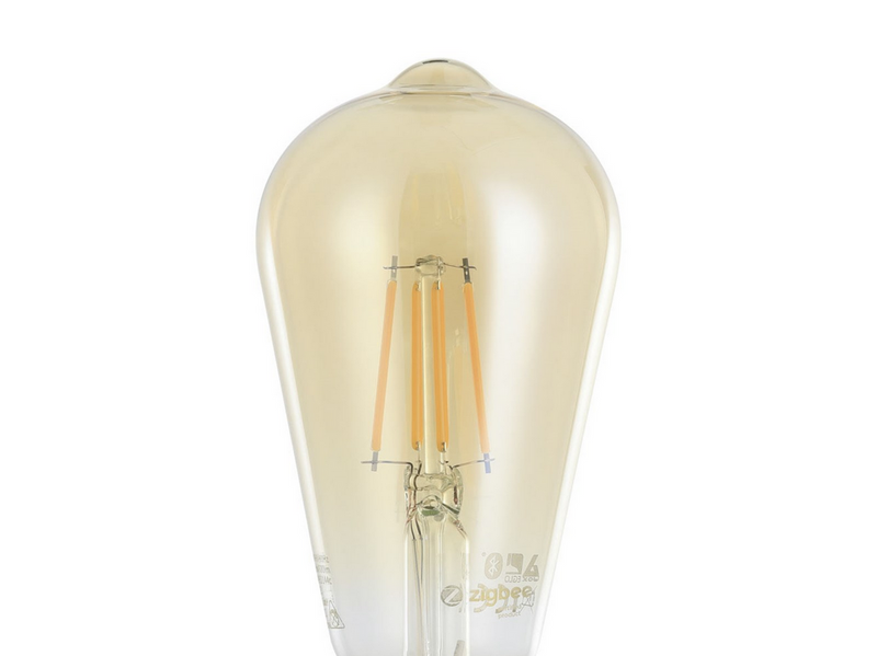 EGLO E27 LED-Z ST64 4.9W 500LM 2200K 2 STÜCK AMBER MIT FERNBEDIENUNG B.-Z