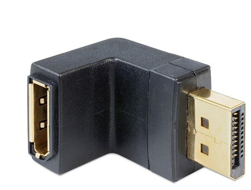 DeLOCK Adapter DisplayPort Stecker zu DisplayPort Buchse gewinkelt unten