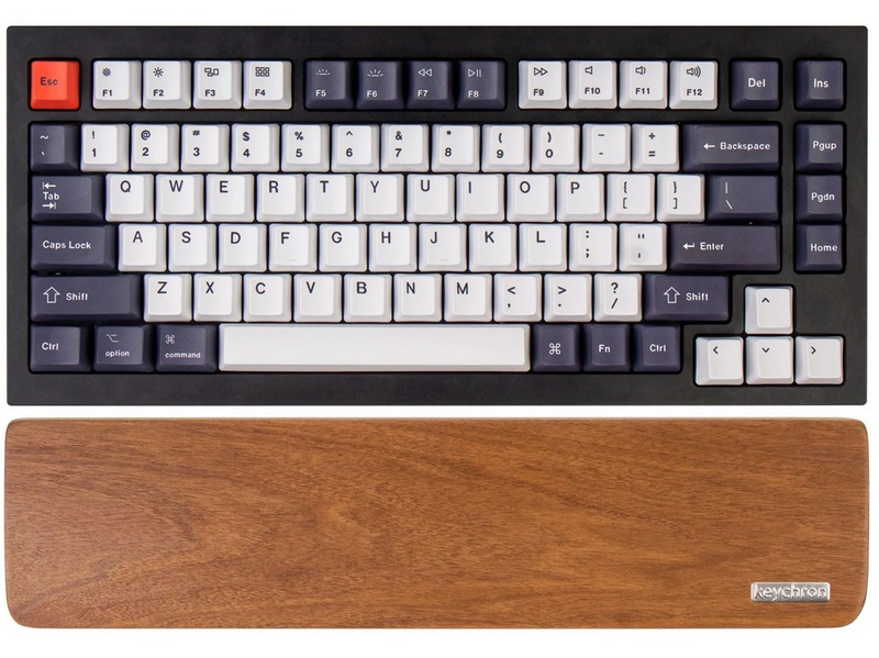 Keychron Walnut Wood Palmrest for Q1 / Q1 Pro / Q2 / Q2 Pro / V2 - Handgelenkstütze - Braun