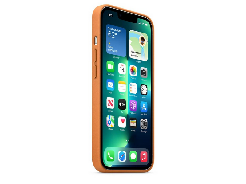 Apple iPhone 13 Pro Leather Case with MagSafe - Golden Brown
