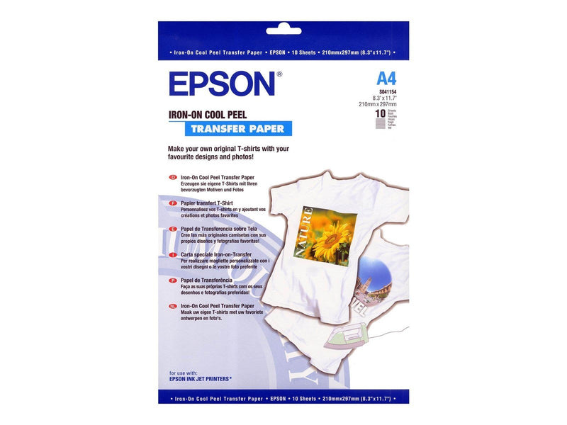 Epson Paper T-Shirt Transfer A4 10sh