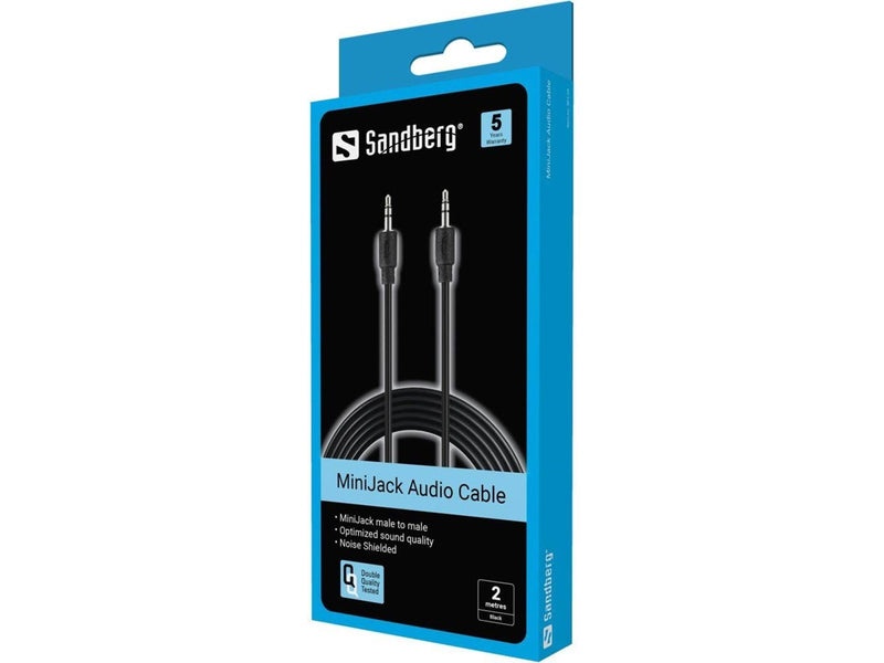 Sandberg MiniJack Kabel M-M 2 m