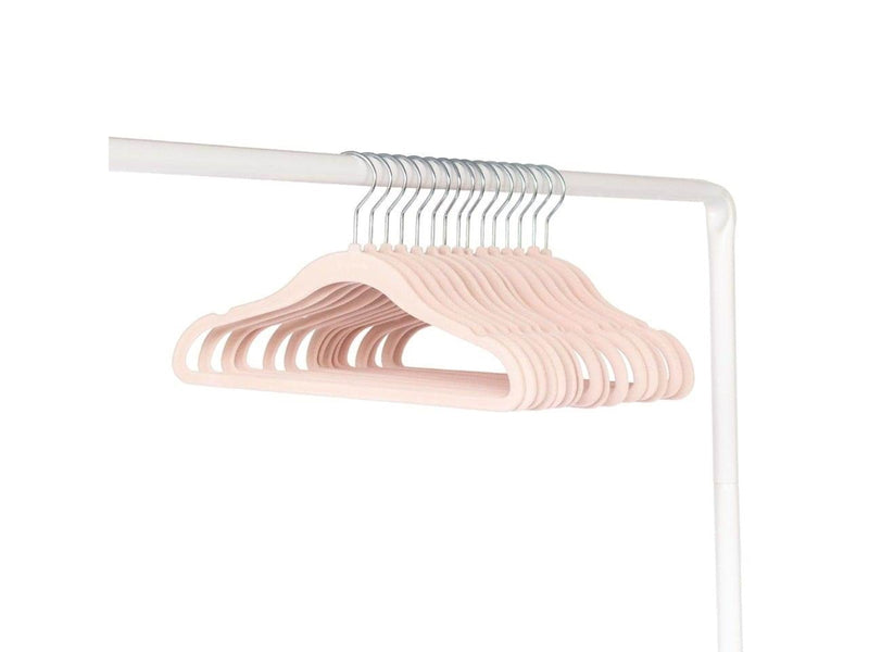 3 Sprouts - Velor Hanger 15 pcs Pink