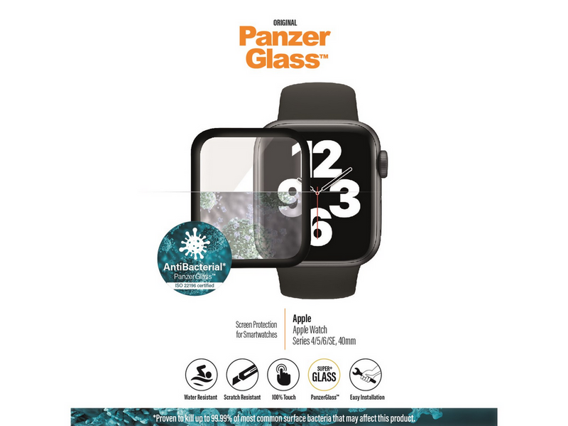 PanzerGlass Apple Watch Series 4 | 5 | 6 | SE 40mm| Screen Protector Glass