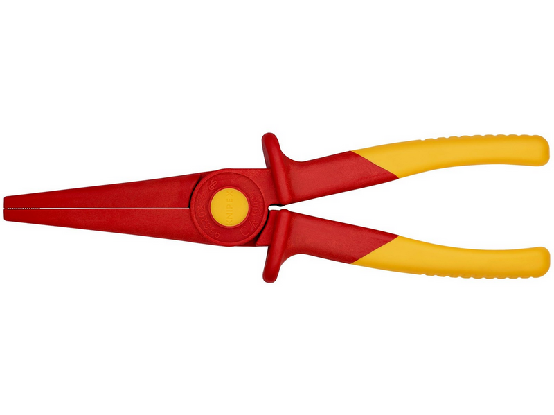 KNIPEX Flachrundzange aus Kunststoff, isolierend