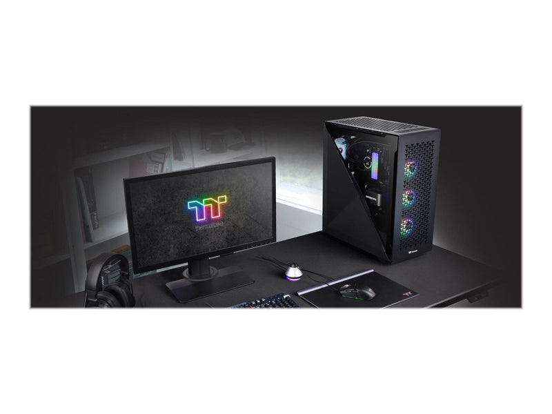 Thermaltake Divider 500 TG Air - Gehäuse - Tower - Schwarz