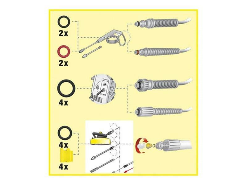 Kärcher Zubehör O-RING SET FOR HIGH PRESSURE CLEANERS