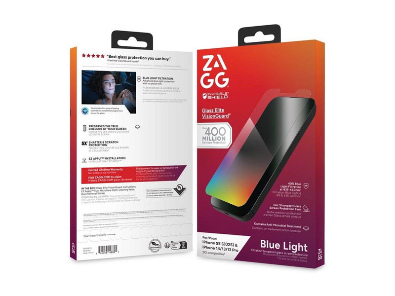 ZAGG InvisibleShield Glass Elite VisionGuard+