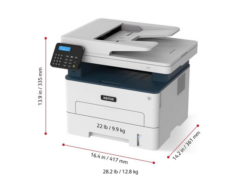 Xerox B225 Laser All in One (B225V/DNI) Multifunktion - Einfarbig - Laser