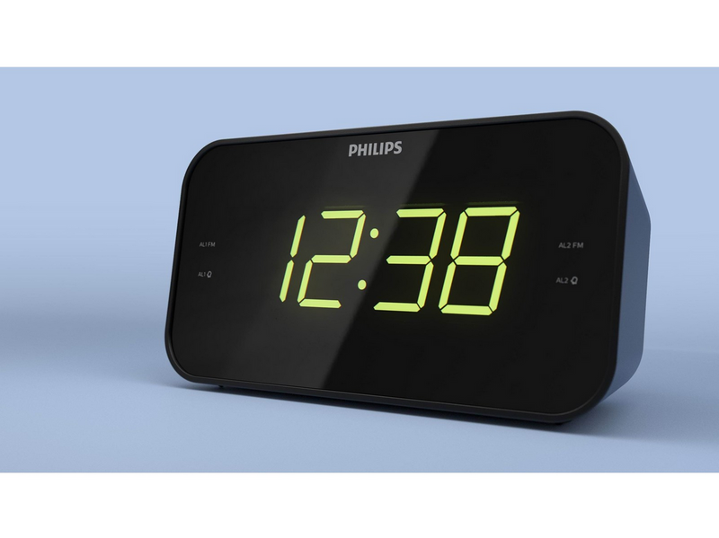Philips TAR3306 - clock radio - FM - Mono - schwarz