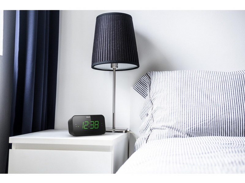 Philips TAR3306 - clock radio - FM - Mono - schwarz