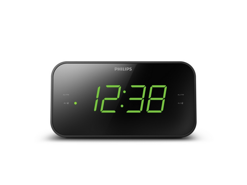 Philips TAR3306 - clock radio - FM - Mono - schwarz