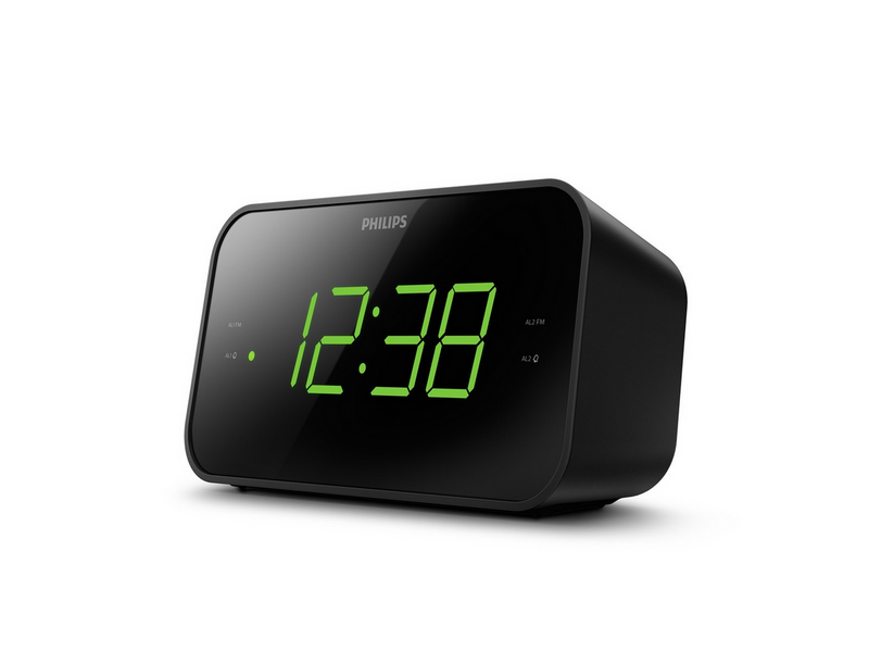Philips TAR3306 - clock radio - FM - Mono - schwarz