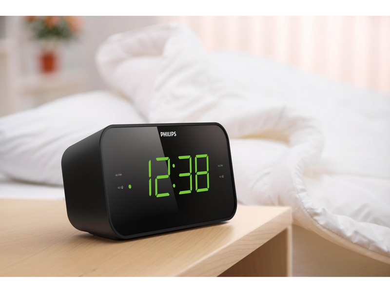Philips TAR3306 - clock radio - FM - Mono - schwarz