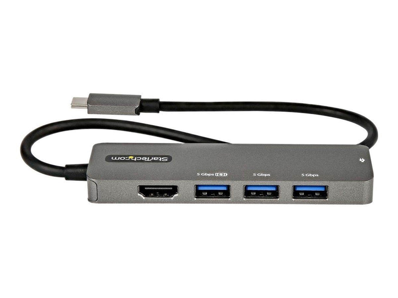 StarTech.com USB C Multiport Adapter USB-C to HDMI 2.0b 4K 60Hz (HDR10) 100W Power Delivery Pass-Through
