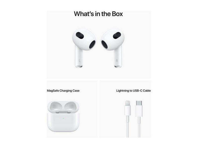 Apple AirPods (3rd generation) with MagSafe Charging Case