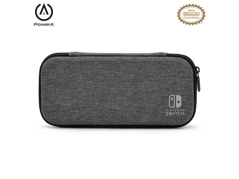 PowerA Slim Case for Nintendo Switch - OLED Model Nintendo Switch or Nintendo Switch Lite - Charcoal - Bag - Nintendo Switch