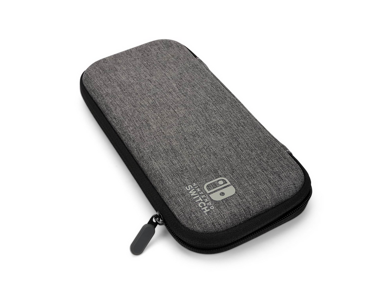 PowerA Slim Case for Nintendo Switch - OLED Model Nintendo Switch or Nintendo Switch Lite - Charcoal - Bag - Nintendo Switch