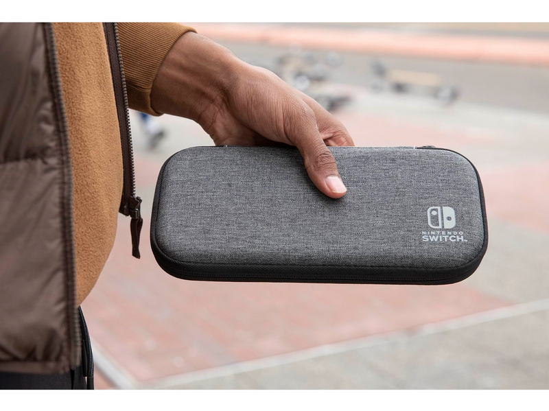 PowerA Slim Case for Nintendo Switch - OLED Model Nintendo Switch or Nintendo Switch Lite - Charcoal - Bag - Nintendo Switch