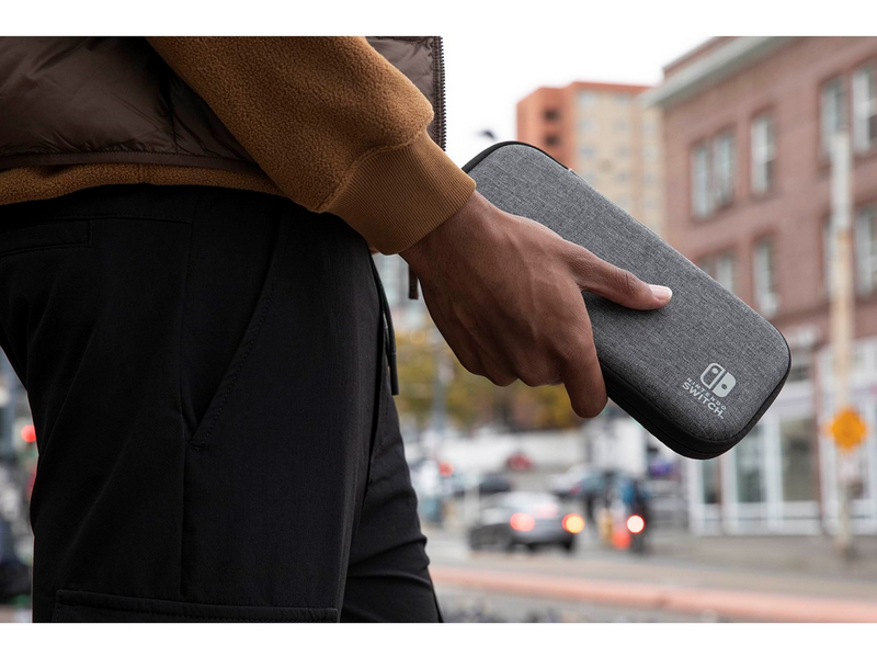 PowerA Slim Case for Nintendo Switch - OLED Model Nintendo Switch or Nintendo Switch Lite - Charcoal - Bag - Nintendo Switch