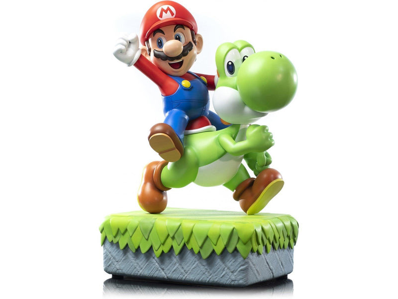 First 4 Figures - Super Mario Statue: Mario And Yoshi Standard Edition - Figur