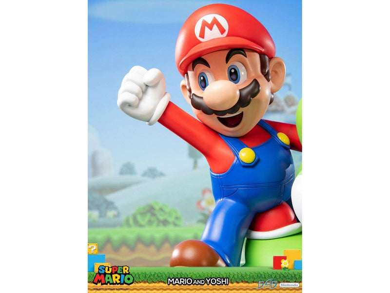 First 4 Figures - Super Mario Statue: Mario And Yoshi Standard Edition - Figur