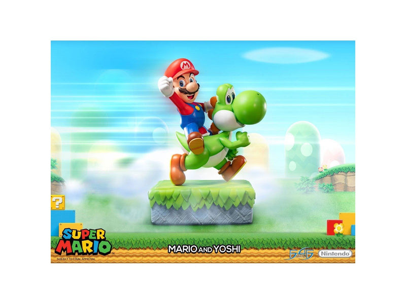 First 4 Figures - Super Mario Statue: Mario And Yoshi Standard Edition - Figur