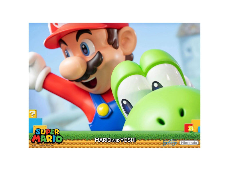 First 4 Figures - Super Mario Statue: Mario And Yoshi Standard Edition - Figur