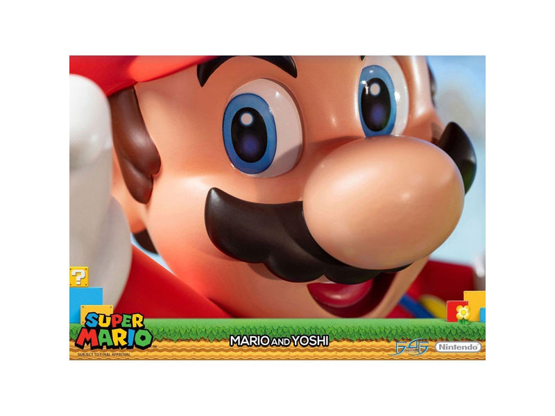 First 4 Figures - Super Mario Statue: Mario And Yoshi Standard Edition - Figur