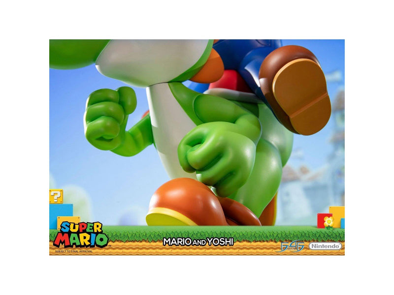 First 4 Figures - Super Mario Statue: Mario And Yoshi Standard Edition - Figur