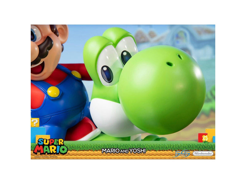 First 4 Figures - Super Mario Statue: Mario And Yoshi Standard Edition - Figur