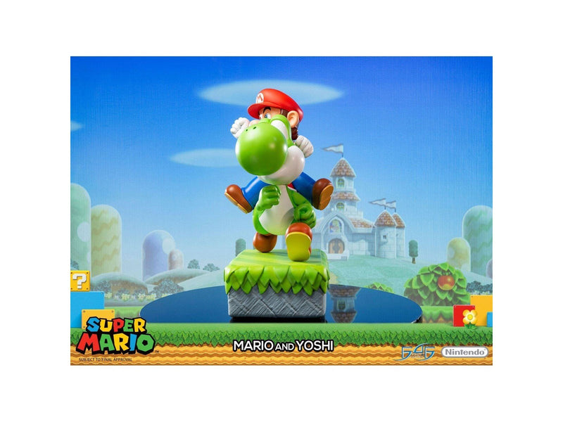 First 4 Figures - Super Mario Statue: Mario And Yoshi Standard Edition - Figur