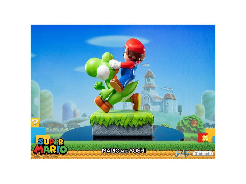 First 4 Figures - Super Mario Statue: Mario And Yoshi Standard Edition - Figur