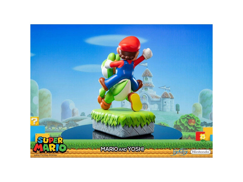 First 4 Figures - Super Mario Statue: Mario And Yoshi Standard Edition - Figur