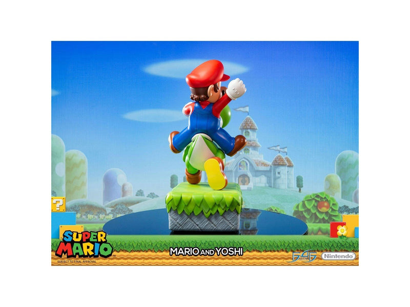 First 4 Figures - Super Mario Statue: Mario And Yoshi Standard Edition - Figur