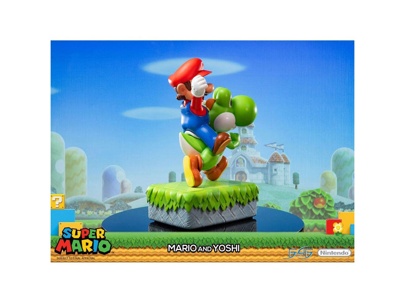 First 4 Figures - Super Mario Statue: Mario And Yoshi Standard Edition - Figur
