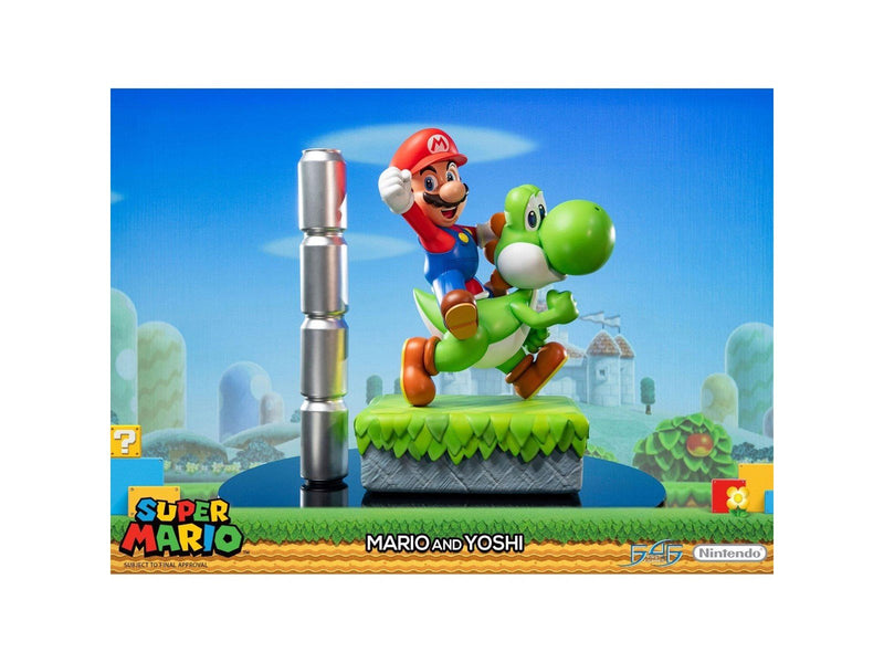 First 4 Figures - Super Mario Statue: Mario And Yoshi Standard Edition - Figur