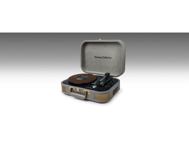 Muse MT-201 BTG Turntable Stereo system BT USB vintage - Plattenspieler Grau