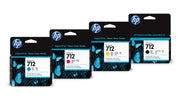 HP Original 711 Druckerpatronen - 4er Multipack (CZ130A, CZ131A, CZ132A, CZ133A)