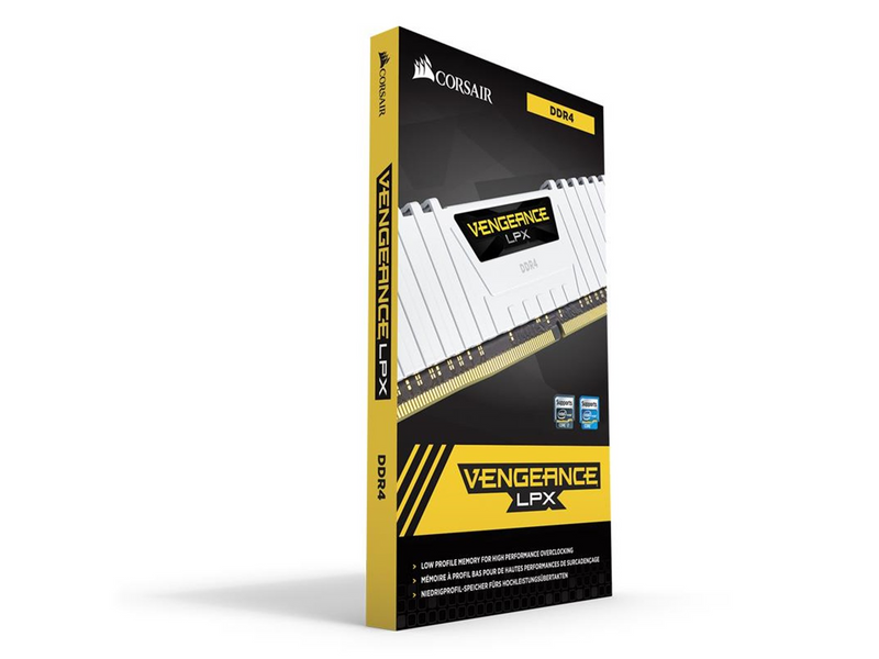 Corsair Vengeance LPX DDR4-3200 - 16GB - CL16 - Dual Channel (2 pcs) - Intel XMP - Weiß
