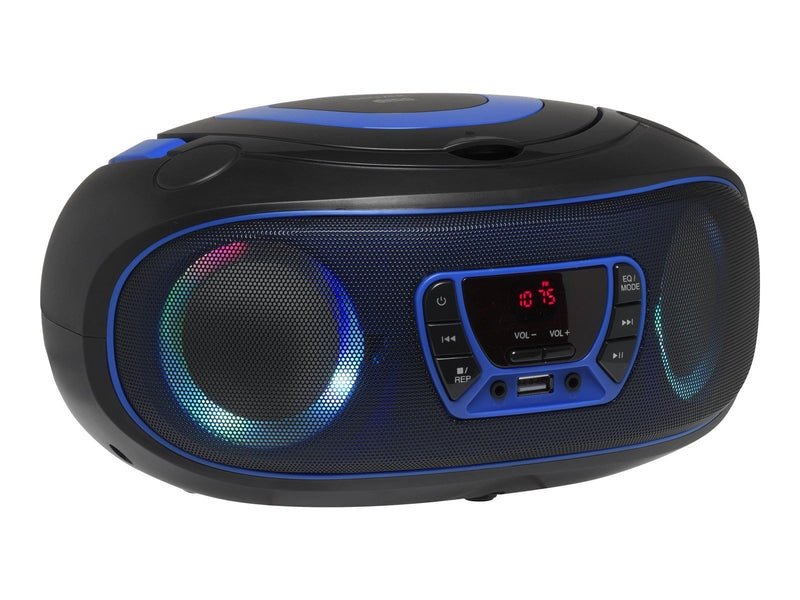 DENVER TCL-212BT - Blue - Boombox - CD - FM - USB - Bluetooth