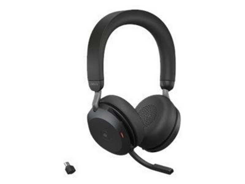 Jabra Evolve2 75 Link380c MS Stereo Stand Black