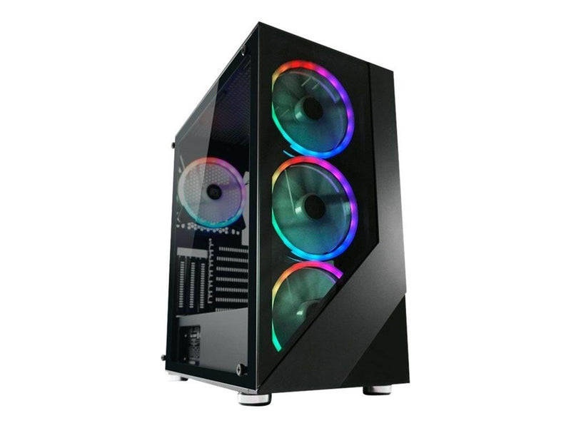LC Power Gaming 803B Shaded_X - Gehäuse - Tower - Schwarz